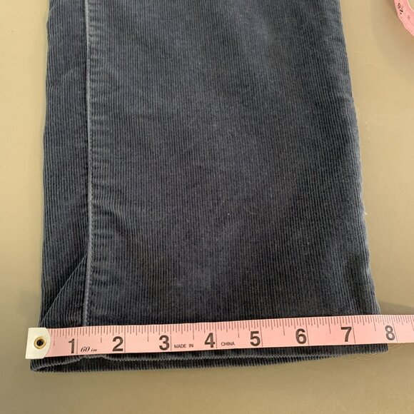 LL Bean Womens 12 Reg Corduroy Pants Favorite Fit Gray 209096 Straight Leg - Picture 14 of 15